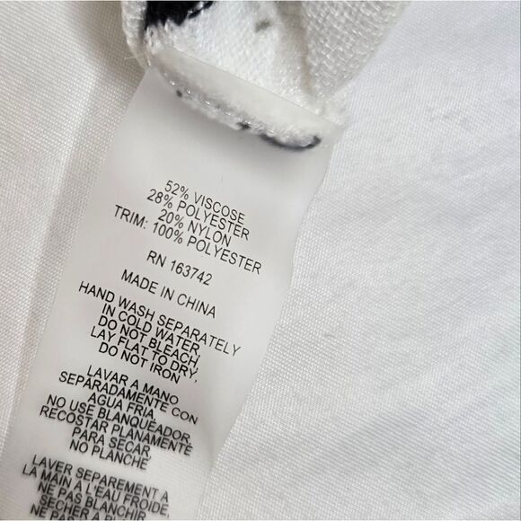 SIONI Milano striped high neck ruffle lightweight sweater S - Picture 6 of 10